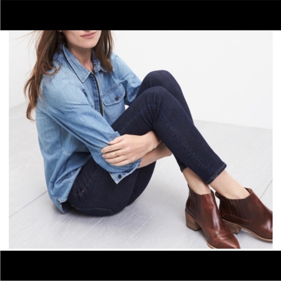 Madewell Regan Pull-On Boot - Dark Cabernet Size 9 - Picture 6 of 13